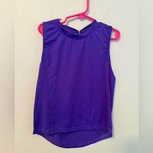 Belle Cher Purple Sleeveless Top